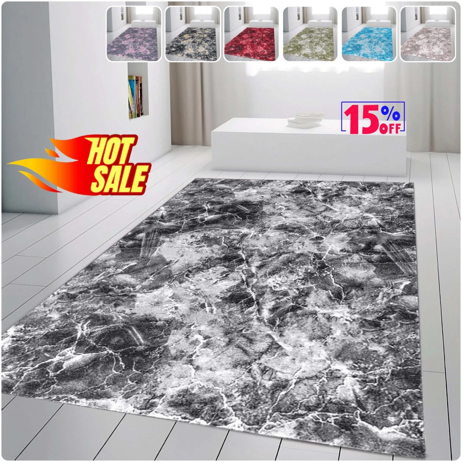 Large Living Room Rugs Modern Area Rug Hallway Runner Rug Kitchen Floor Mat